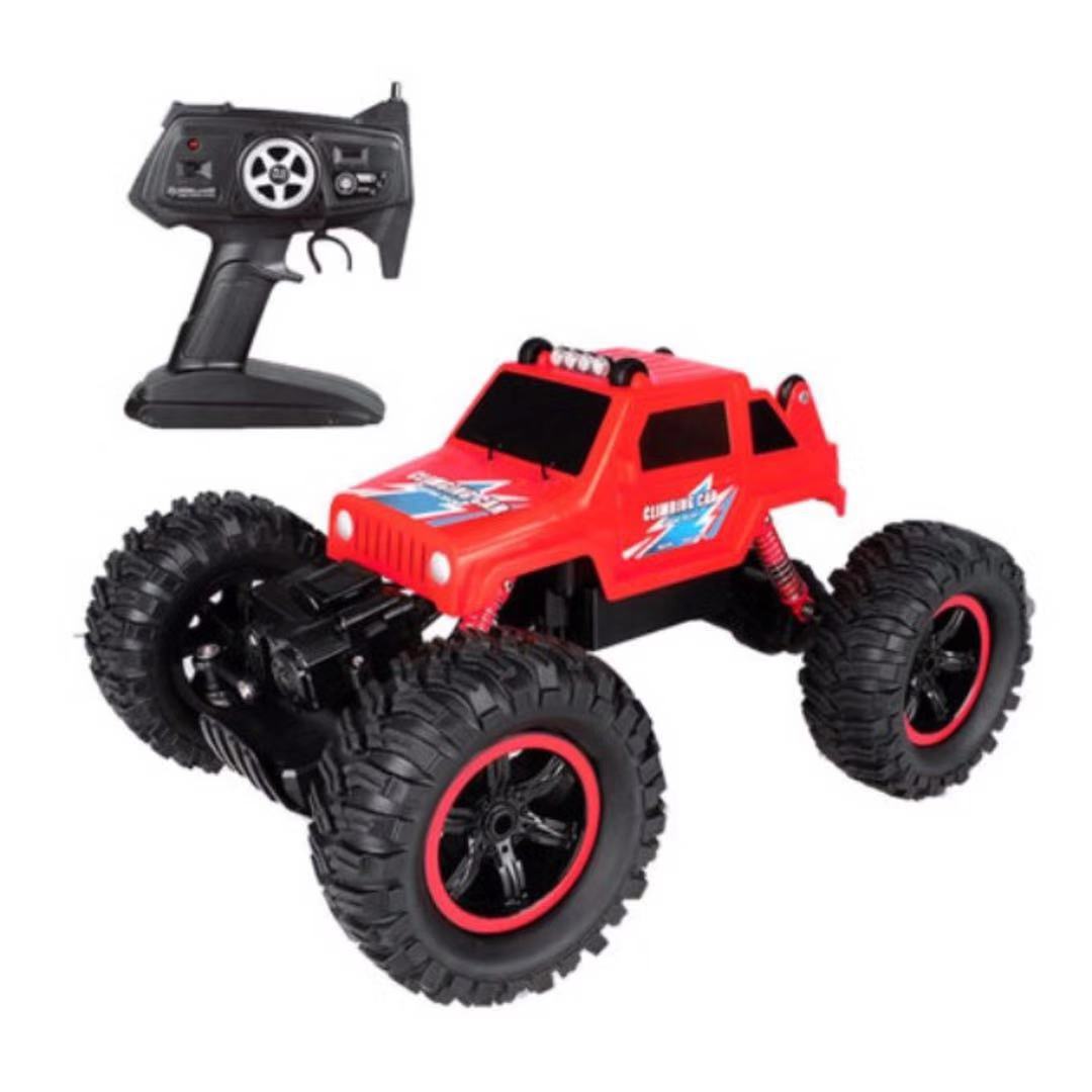 (Red)Electric Remote Control Car Drive Rock Climbing Vehicles Remote Control Car